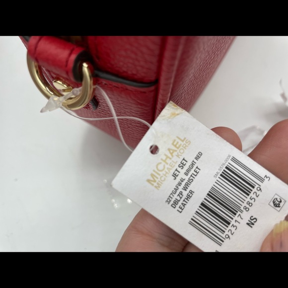 Woman's Bags Michael Kors Jet Set Charm LG East/West Camera Crossbody Bright Red - Picture 11 of 11